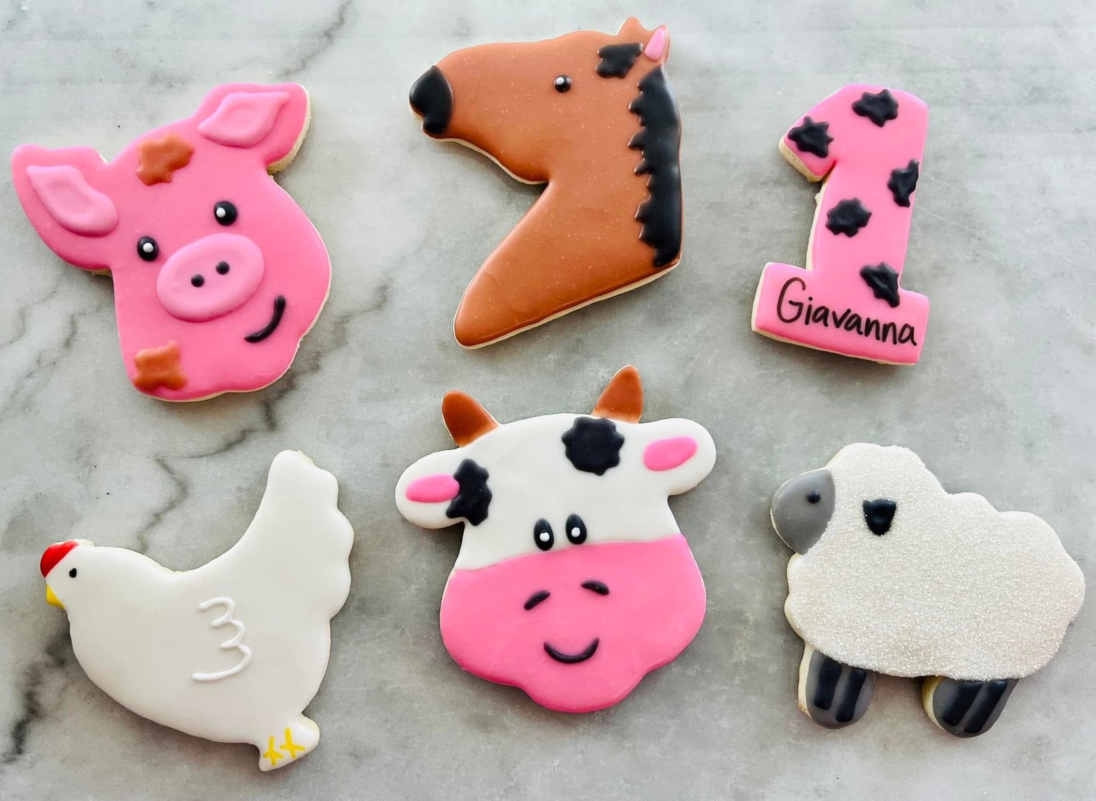 Example: bold multi-color custom dozen